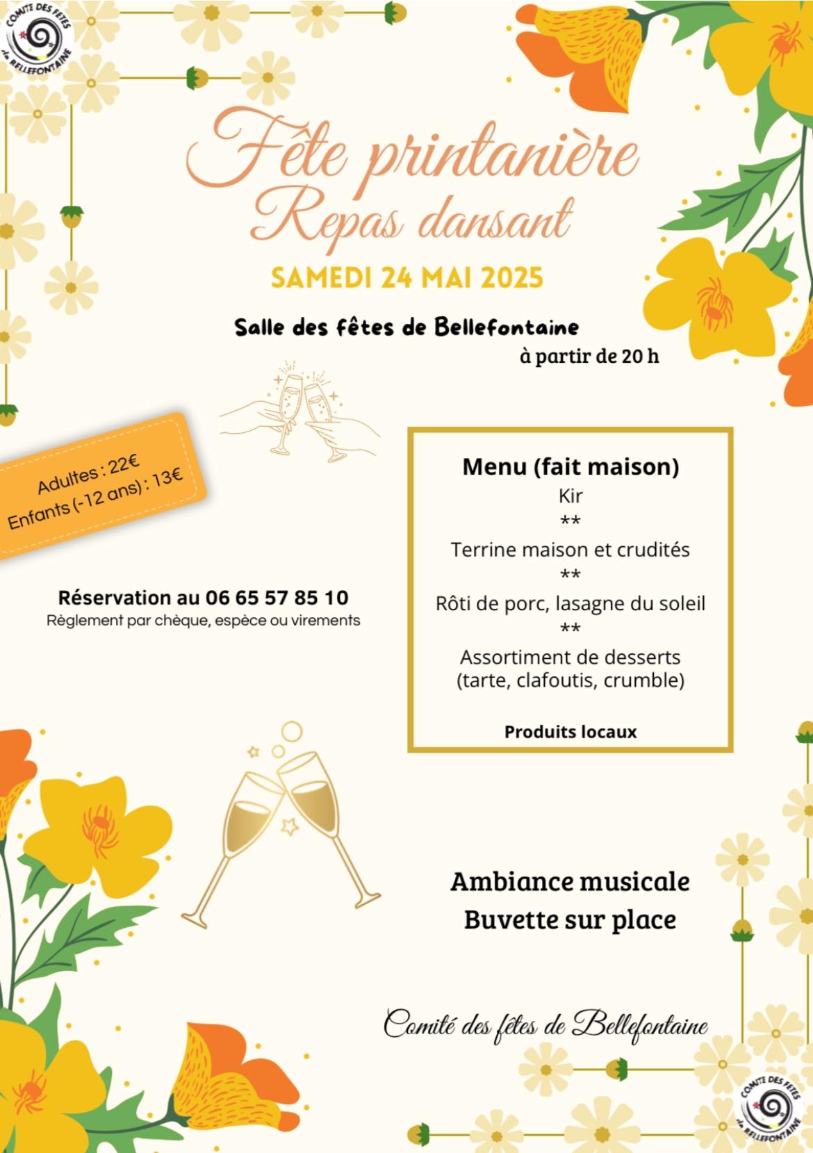 Repas comité printemps